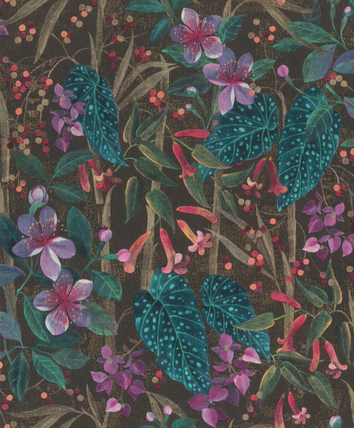 Tapet med metalliske effekter