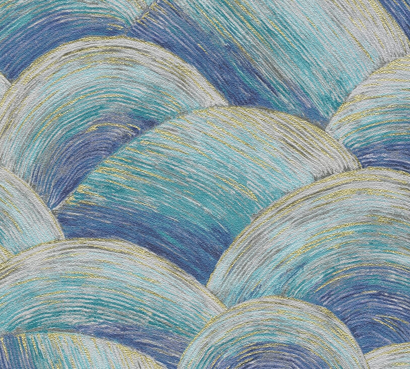 Tapet med metalliske effekter